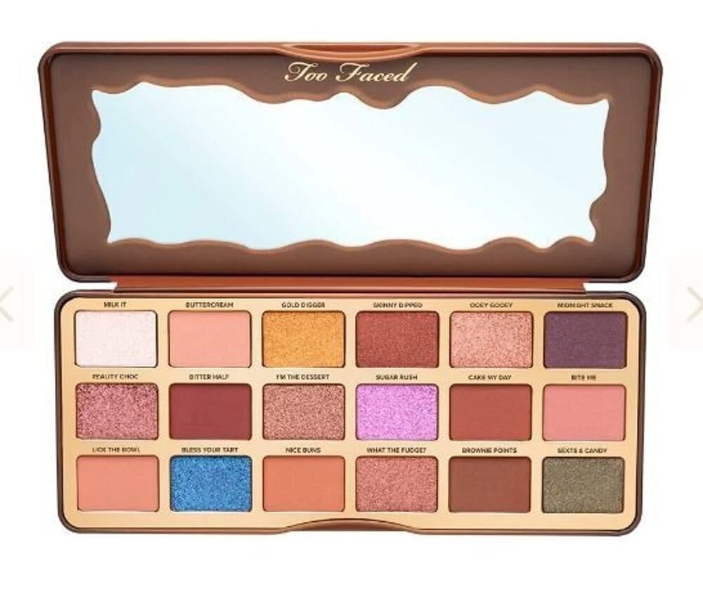 TOO FACED Better Than Chocolate Eye Shadow Palette ~ Cocoa-Infused ~ NIB